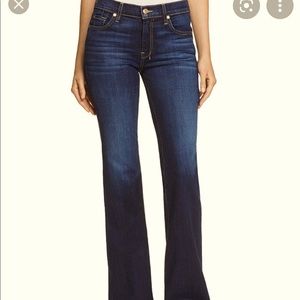 7 For All Mankind, Size 26, bootcut, dark wash
